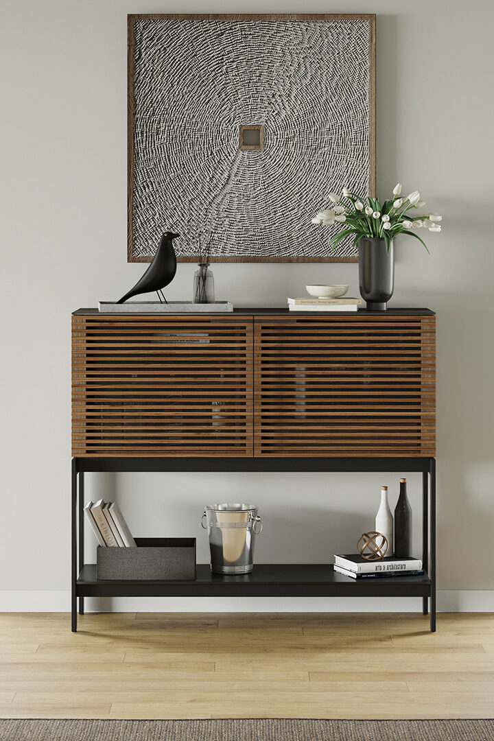 Part of the award-winning Corridor collection, the SV bar closes up when the party ends, neatly concealing the contents until your next soiree.