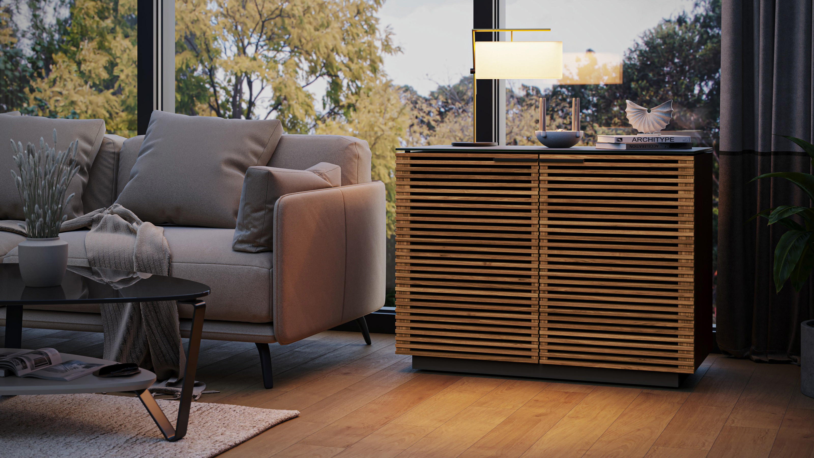 Corridor 8108 Modern 2-Door Storage Cabinet | BDI Furniture Corridor 8108 Modern 2-Door Storage Cabinet | BDI Furniture