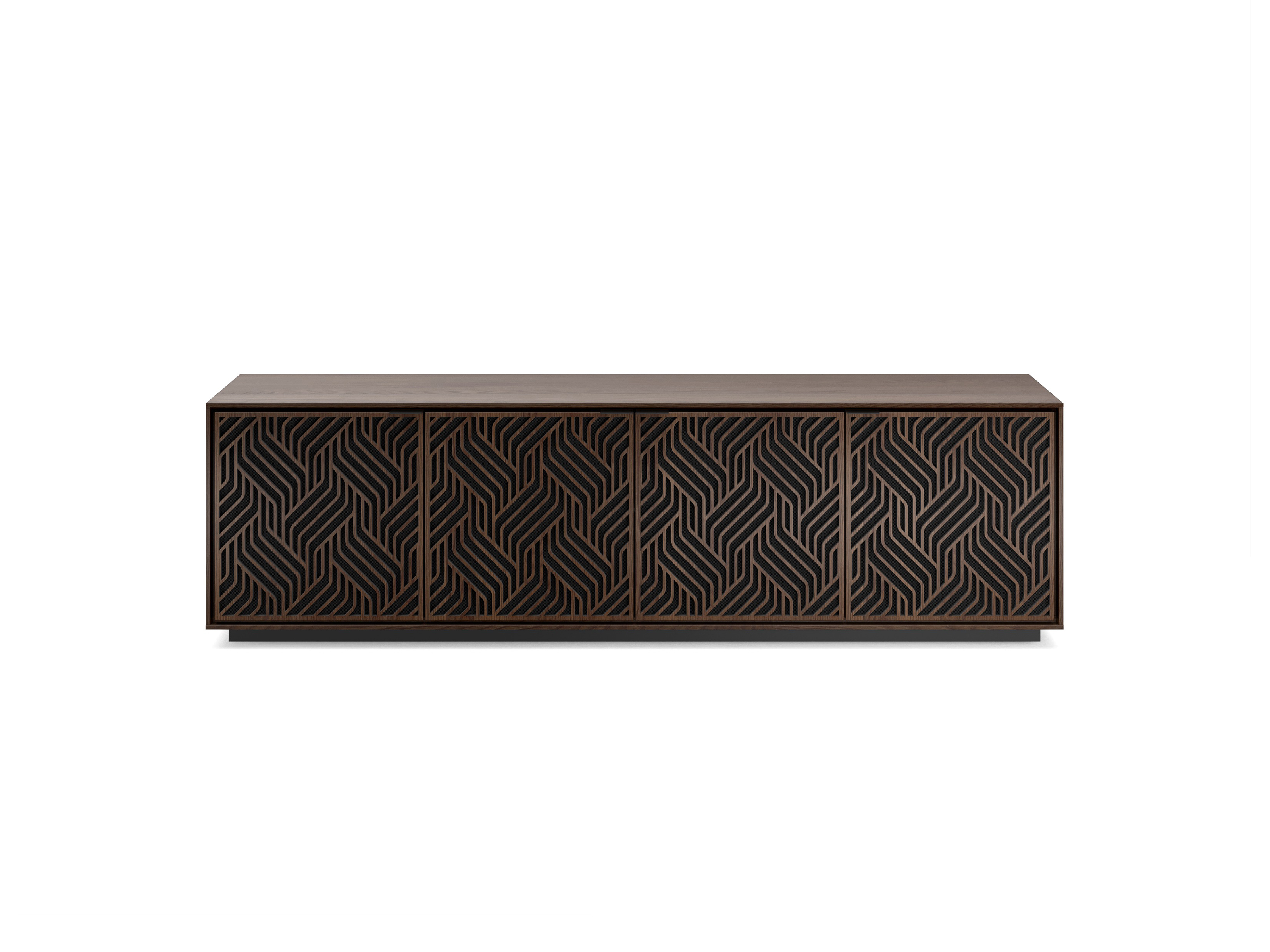 Elements Weave 8703 Media Console and Storage Cabinet | BDI Furniture
