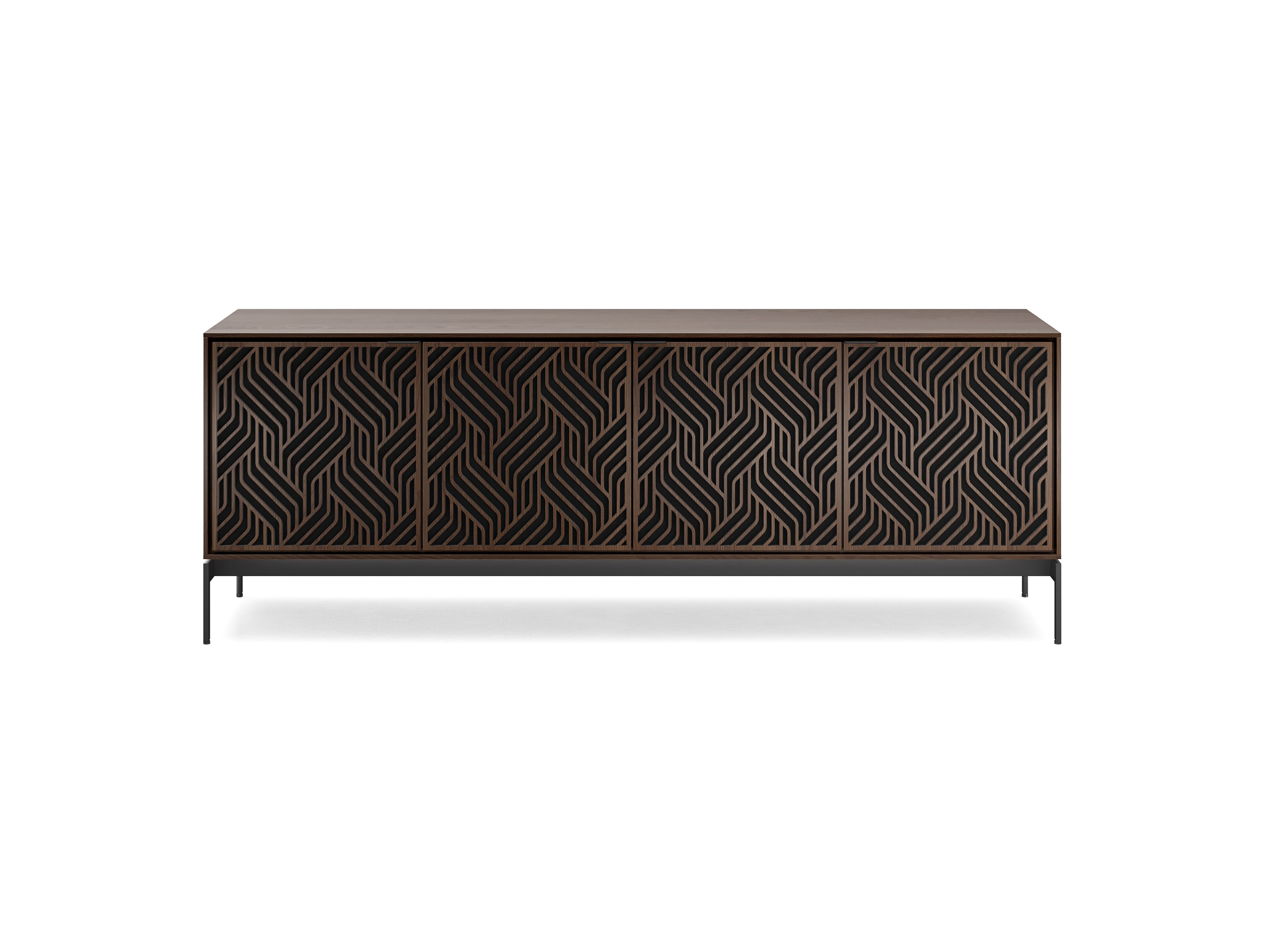 ビ*ビ様 SPACE AGE CABINET Elements Weave 8709 Media Console and Storage Cabinet | BDI Furniture