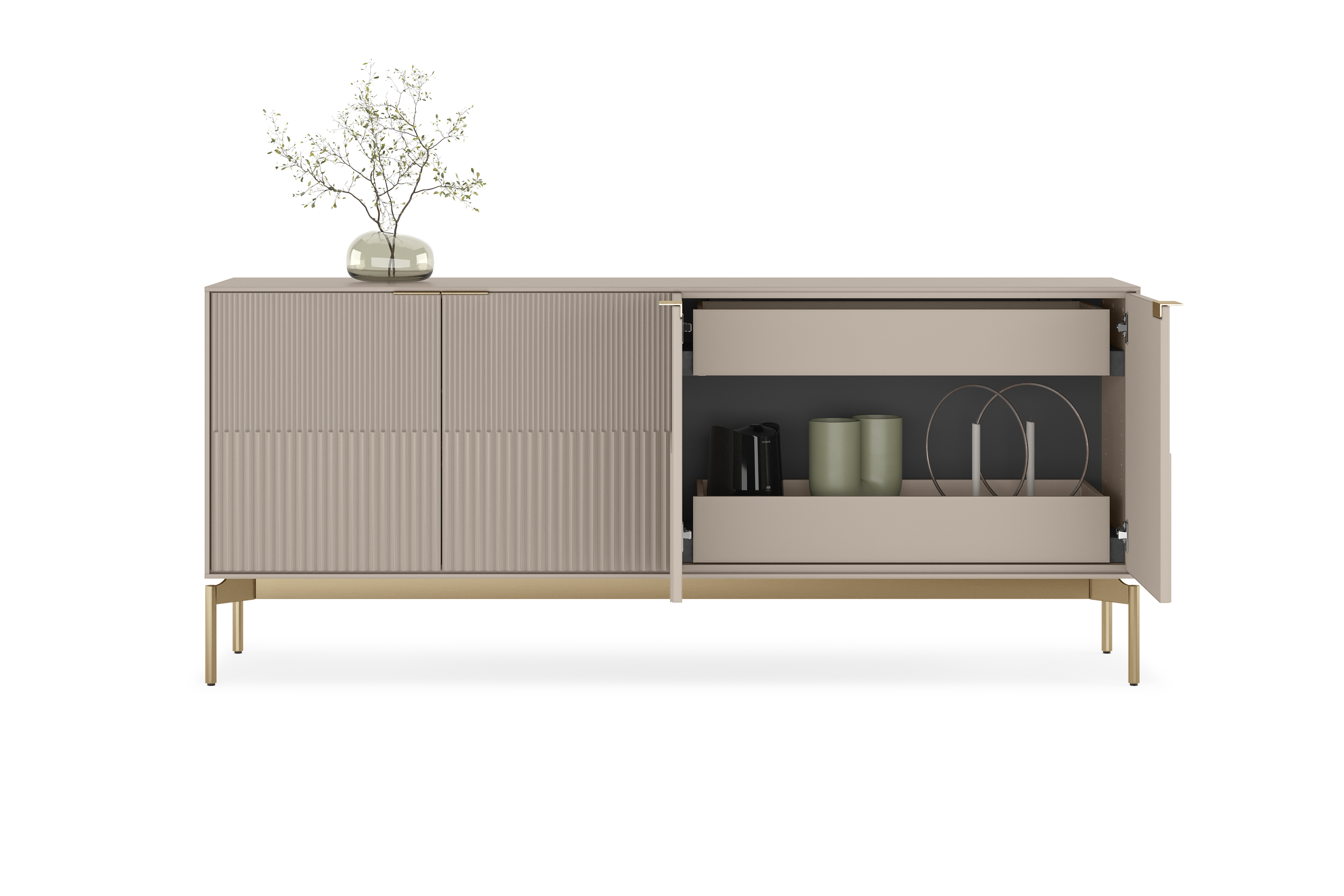 Zig 7649 Modern Storage Credenza & Console | BDI Furniture