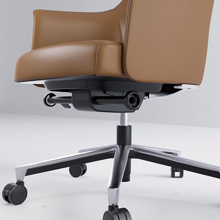 Bolo modern executive leather office chair 3531 control settings premium casters
