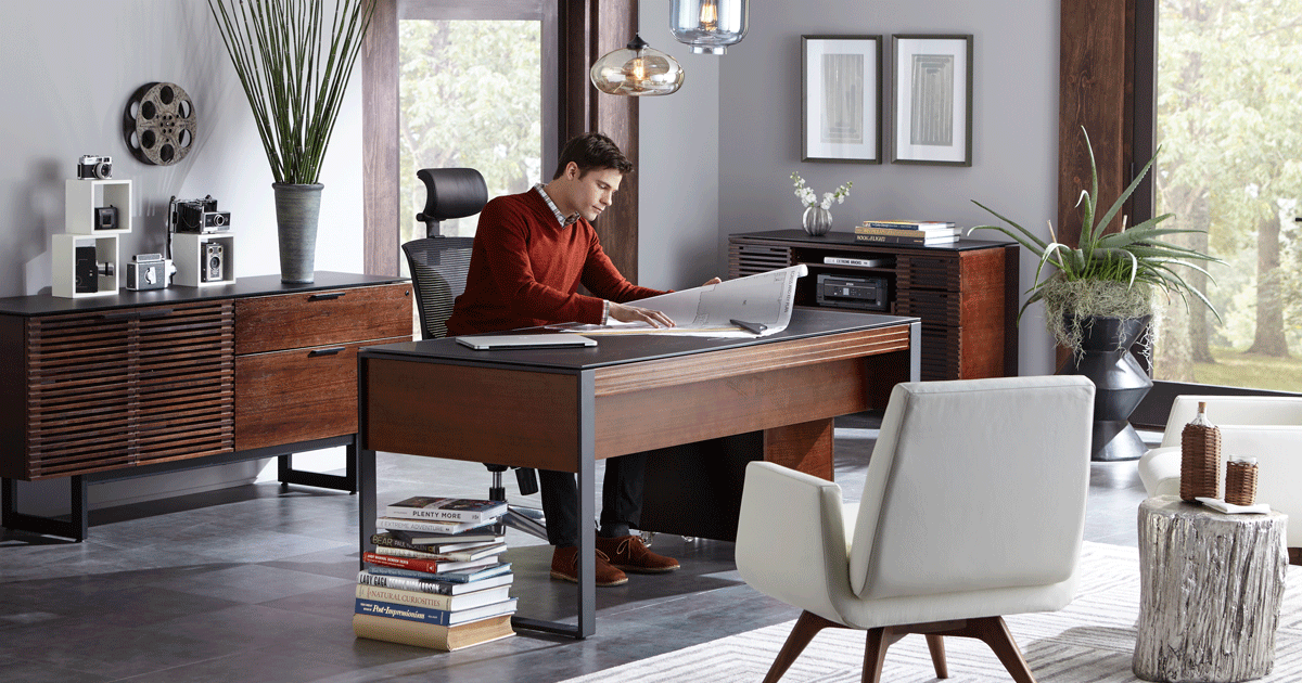 Corridor 6521 Modern Executive Office Desk | BDI Furniture Corridor 6521 Modern Executive Office Desk | BDI Furniture