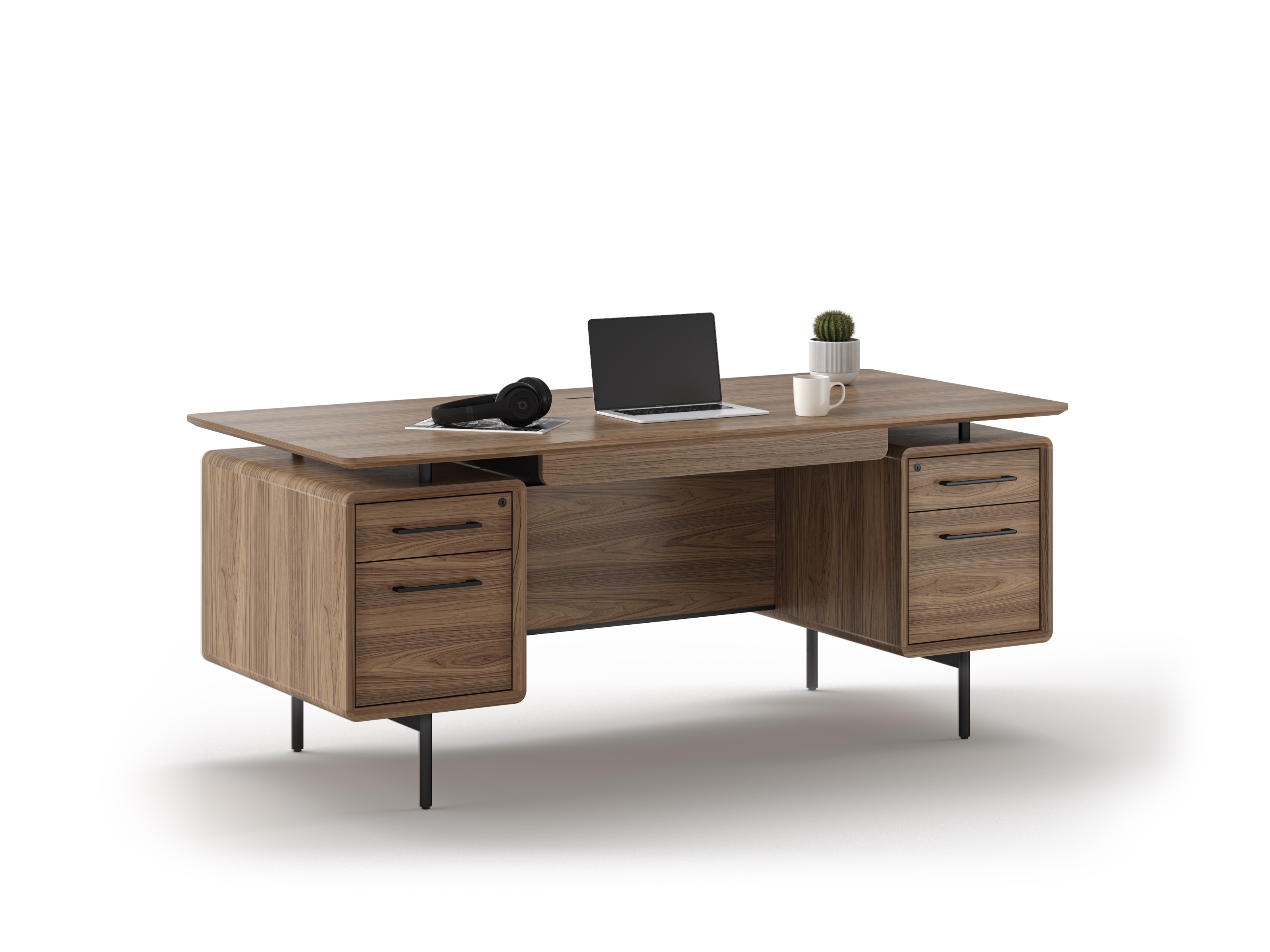 LINQ 6821 Modern Home Office Desk | BDI Furniture