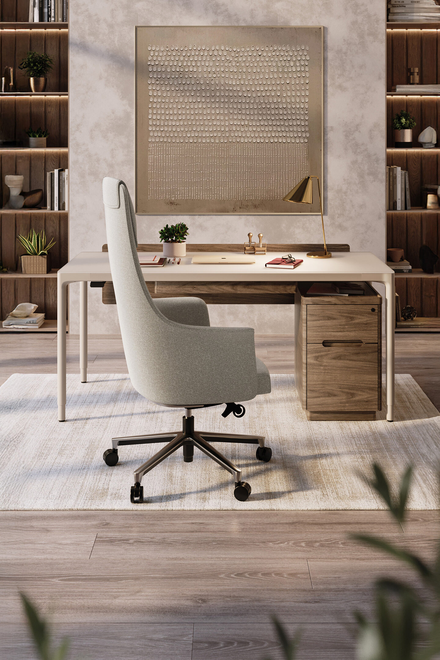 Luma 6767 Large Adjustable Back Panel | BDI Furniture