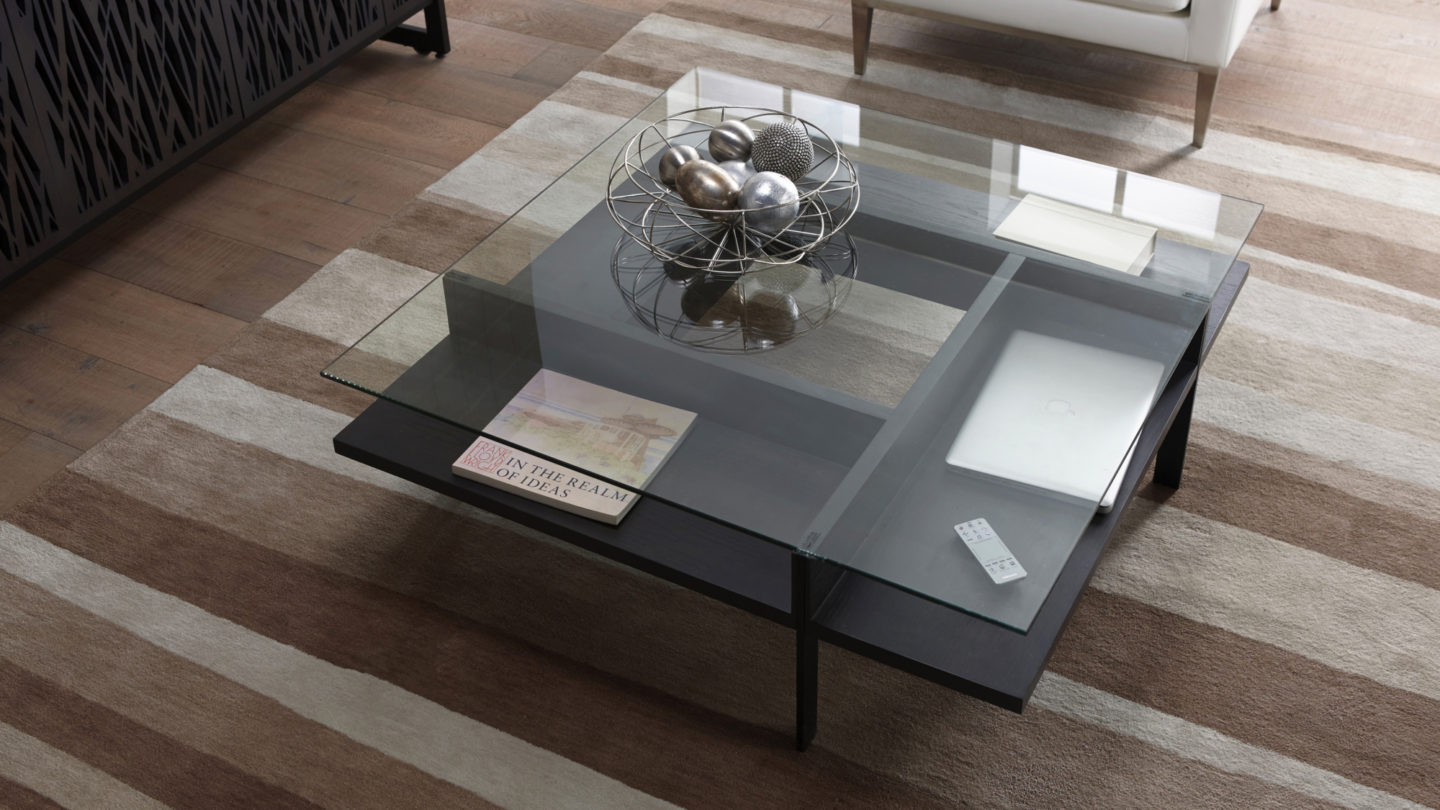 Terrace modern glass Coffee Table BDI feature 1440