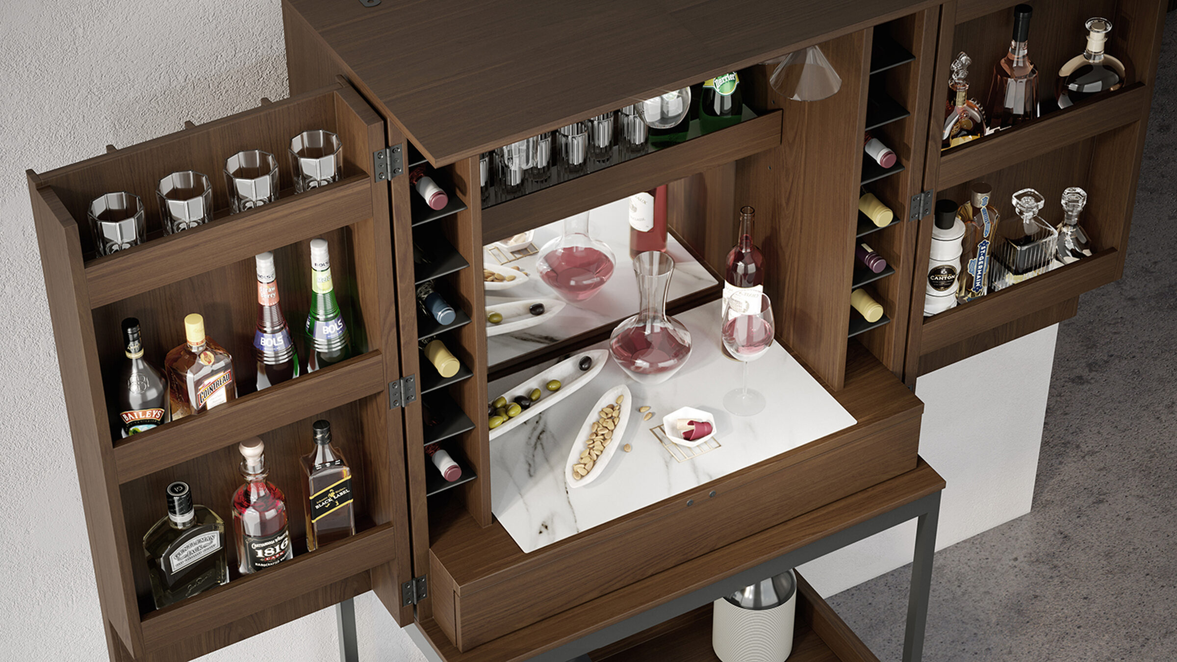 How to Properly Stock A Home Bar | BDI Furniture