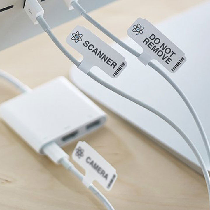 Computer Video Cable Labelling Office Wire and Cable Management Tips | BDI Design Blog