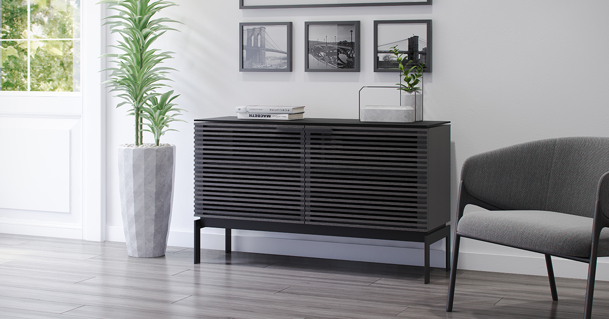 Corridor SV 7128 Slim Media Cabinet & Storage Console | BDI Furniture