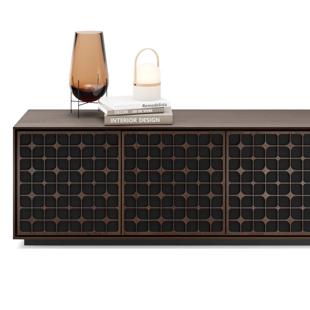 Elements constellation BDI mediastorage cabinet 8703 rolling plinth base 1200