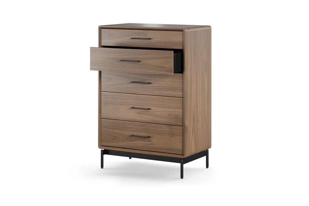 LINQ 9185 5-Drawer Tall Modern Wardrobe Chest | BDI Furniture