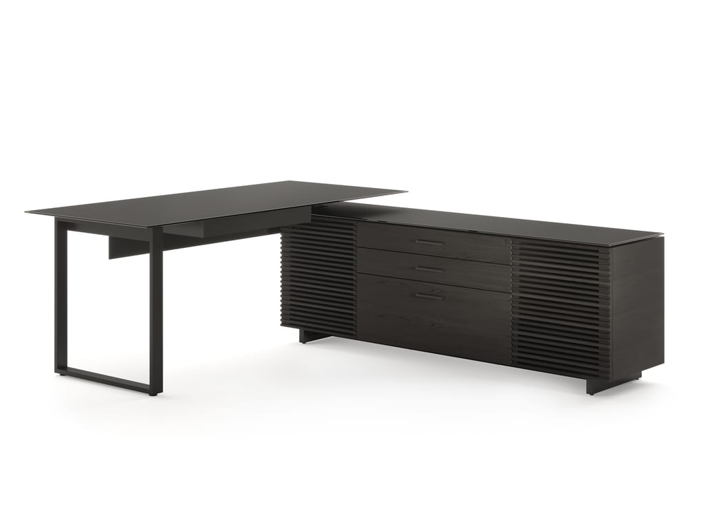 Corridor 6531 Modern L-Shaped Executive Desk | BDI Furniture
