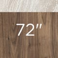Ivory Travertine / Natural Walnut 72"