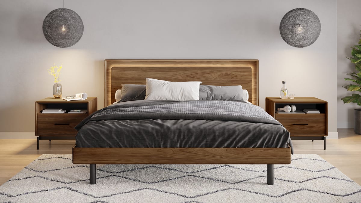 Linq 9182 modern bedroom nightstand bed accent lighting bdi funriture lifestlye slider