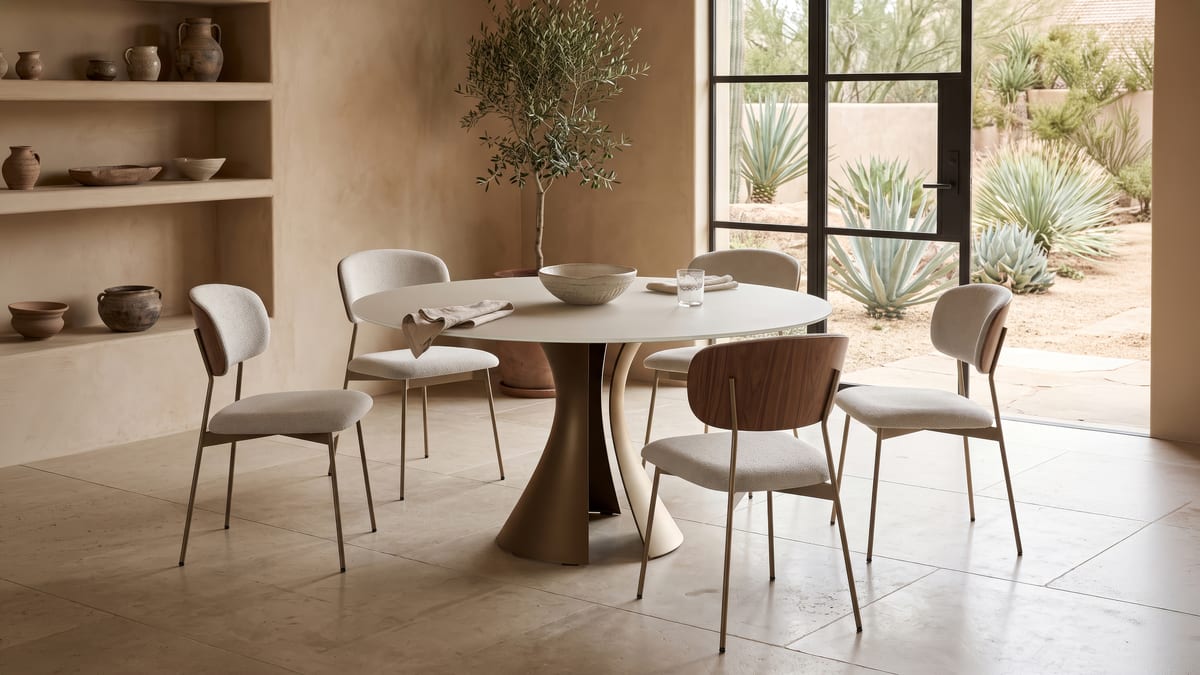 Bloom table 7722 BDI 60 dining OY BZ cove 5020 WL BZ OT slider 4