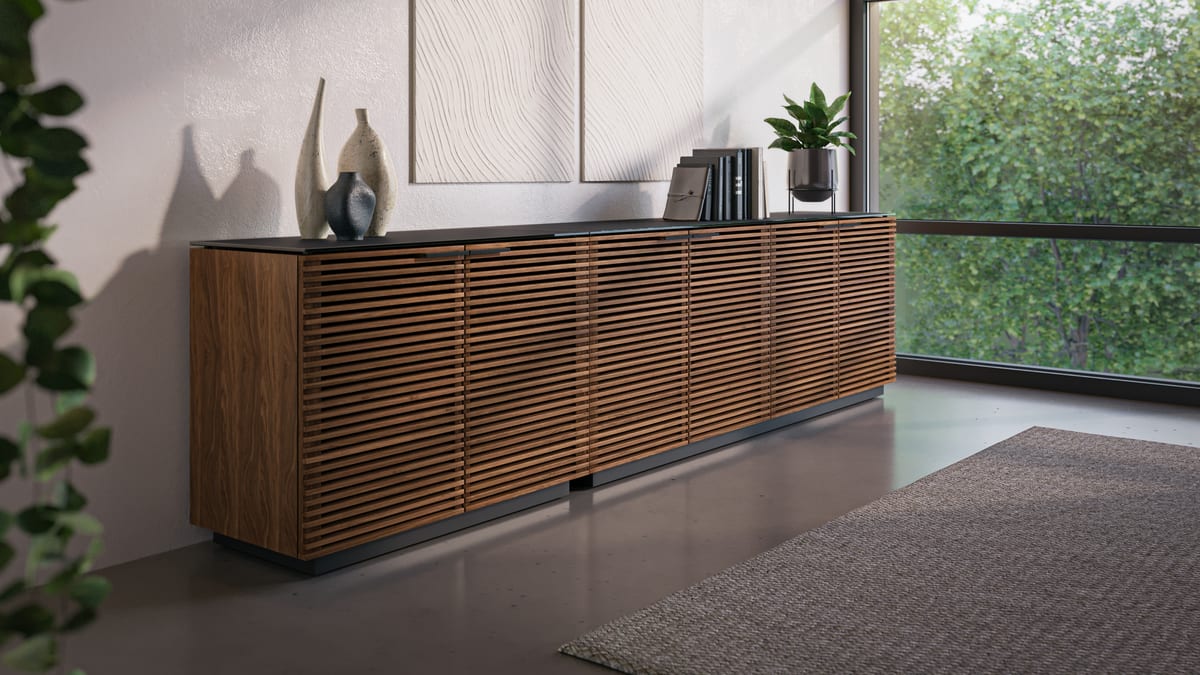Corridor storage 8108 8109 BDI customized credenza end to end 3200