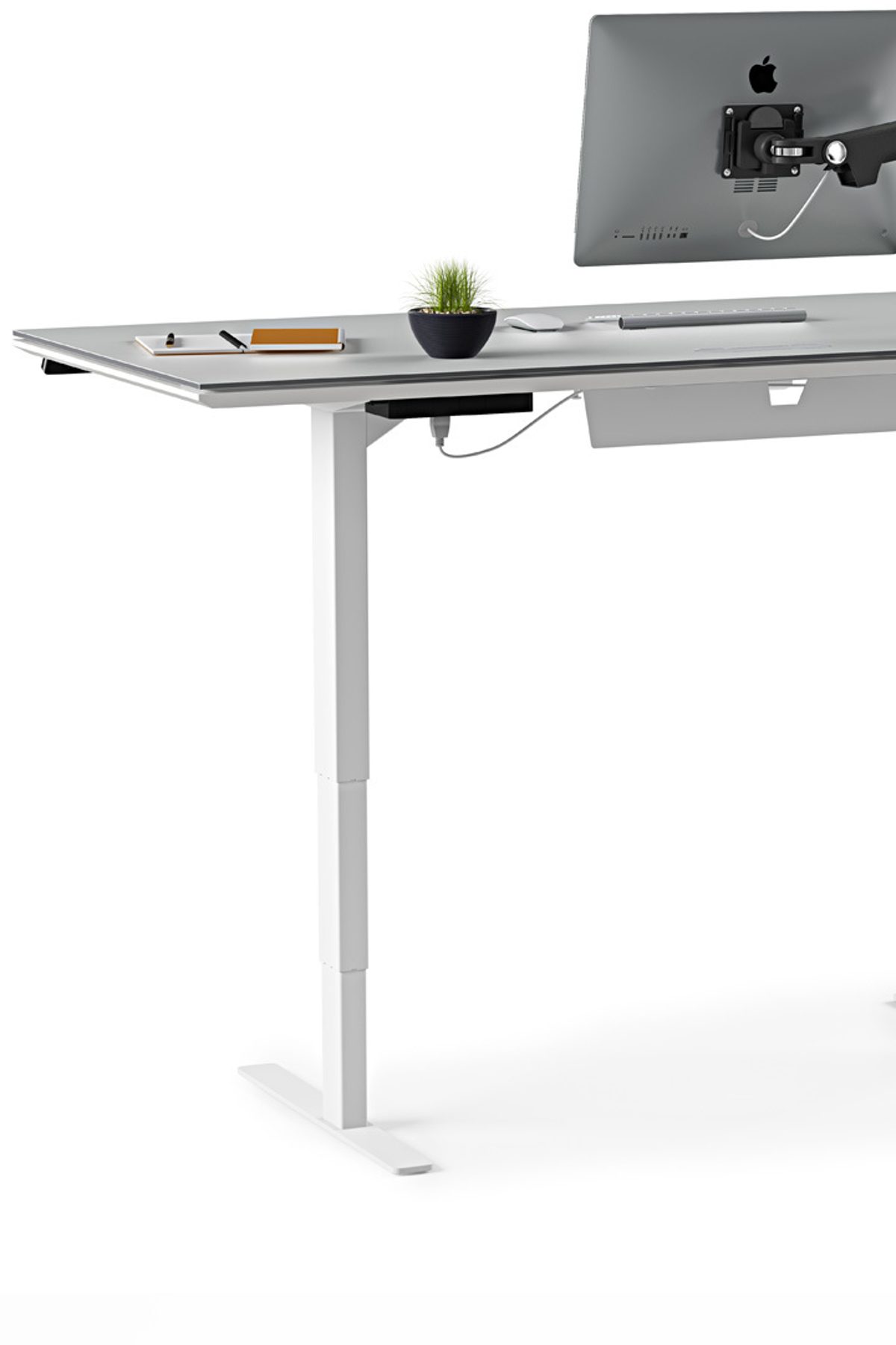 Centro 6451-2 Height Adjustable Standing Desk - 60