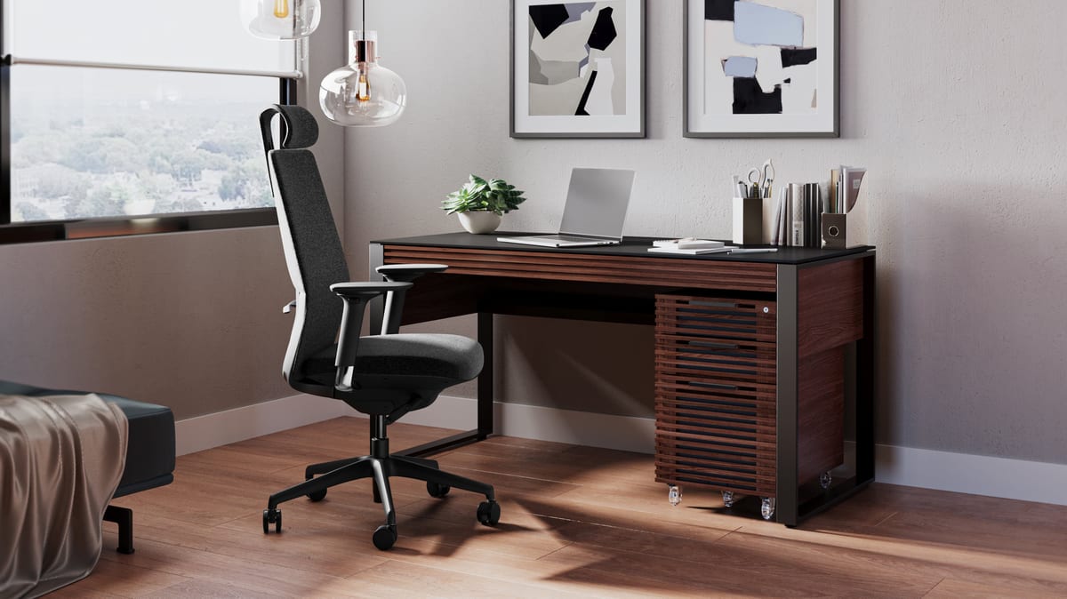 Corridor 6501 modern home office desk slider 3