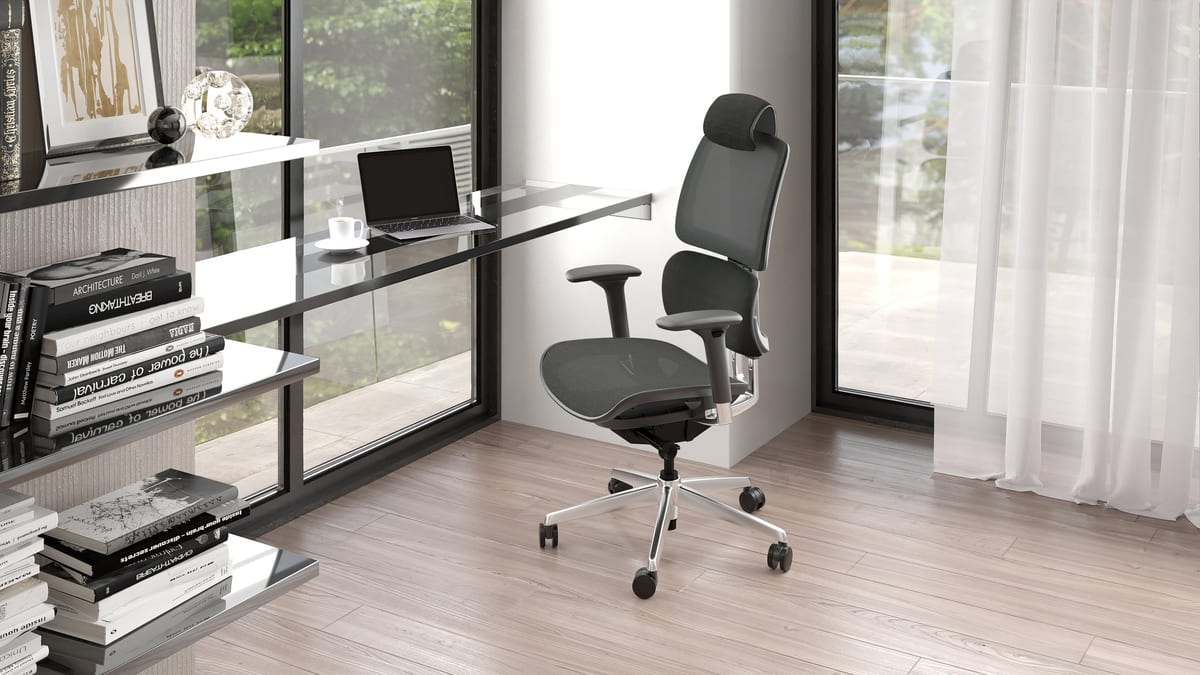 Voca mesh office chair 3501 BDI ls1 guest room slider