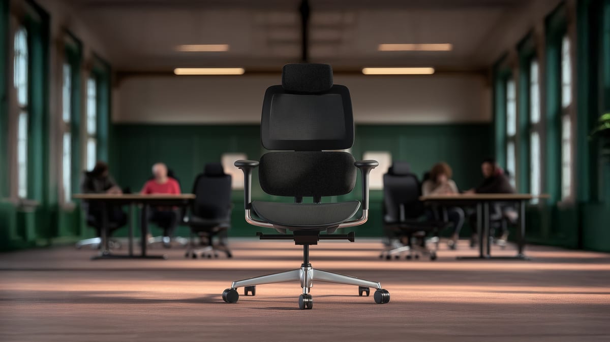 Voca office task chair 3531 bdi furniture slider