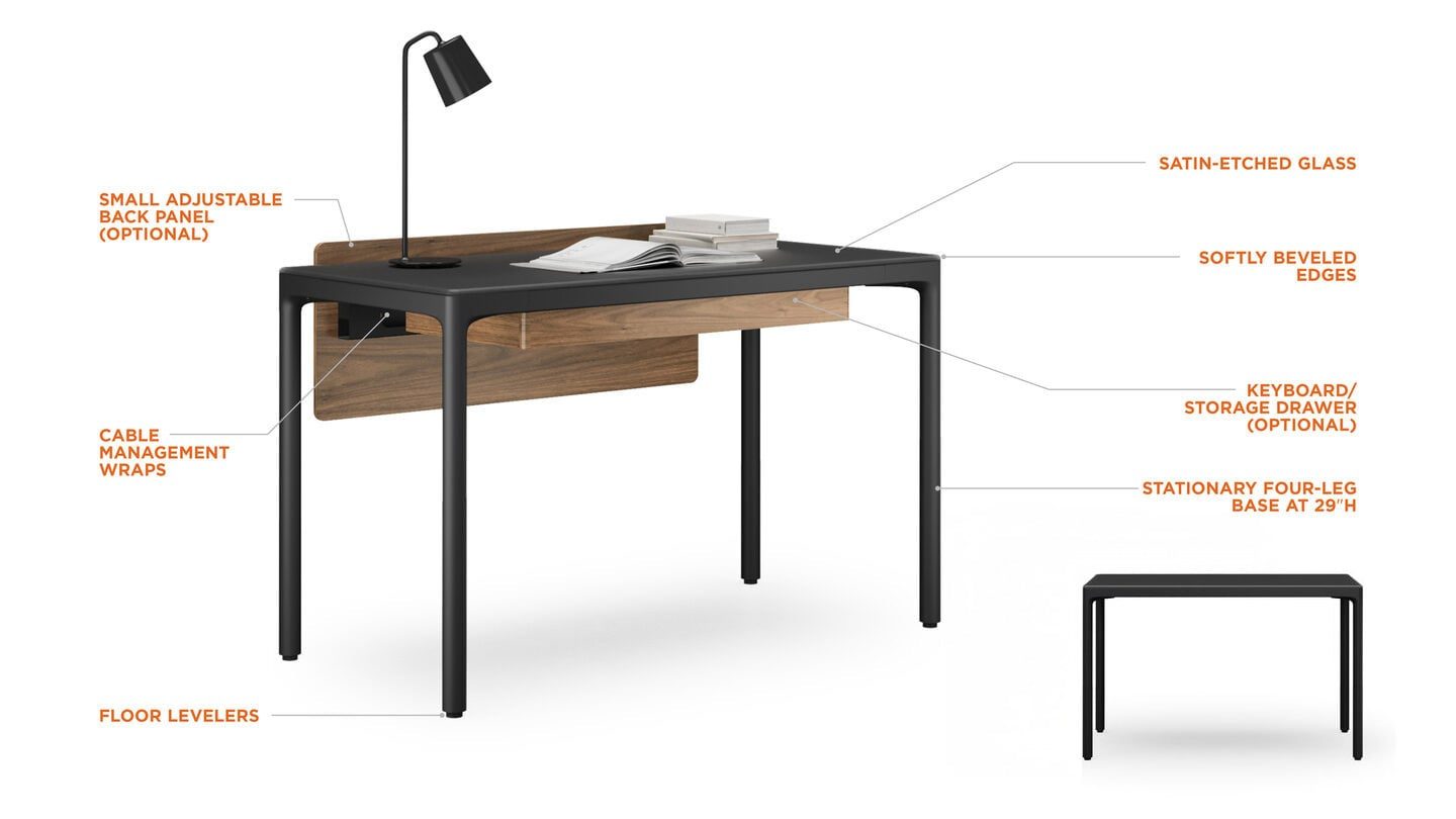 6761 S Static Compact Desk BLACK 1440x810 crop center center none BDI Luma Office features 6761 S BK