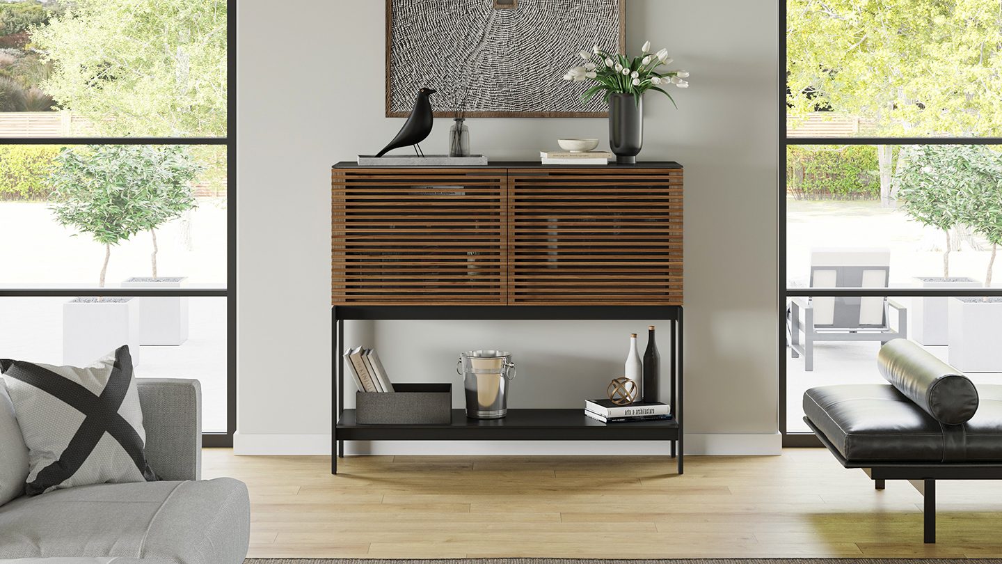 Corridor 5621 Modern Standing Home Bar | BDI Furniture