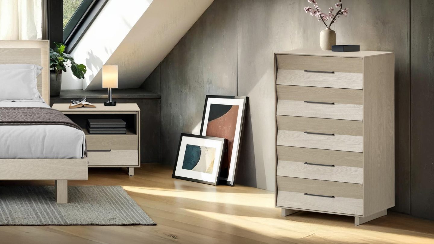 KAVA 9685 | 5-Drawer Tall Modern Storage Chest | BDI Furniture