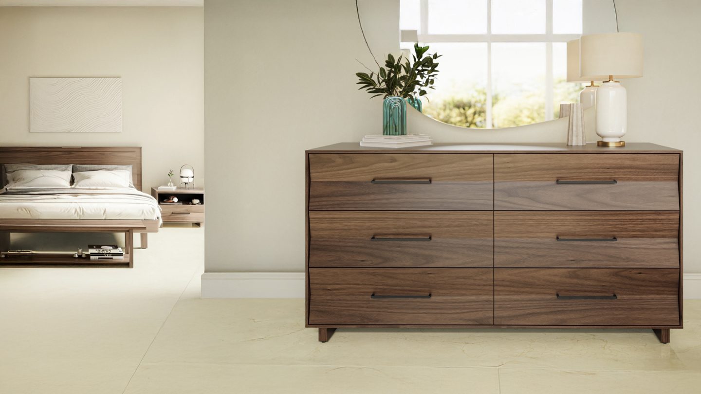 KAVA 9686 | 6-Drawer Modern Dresser | BDI Furniture