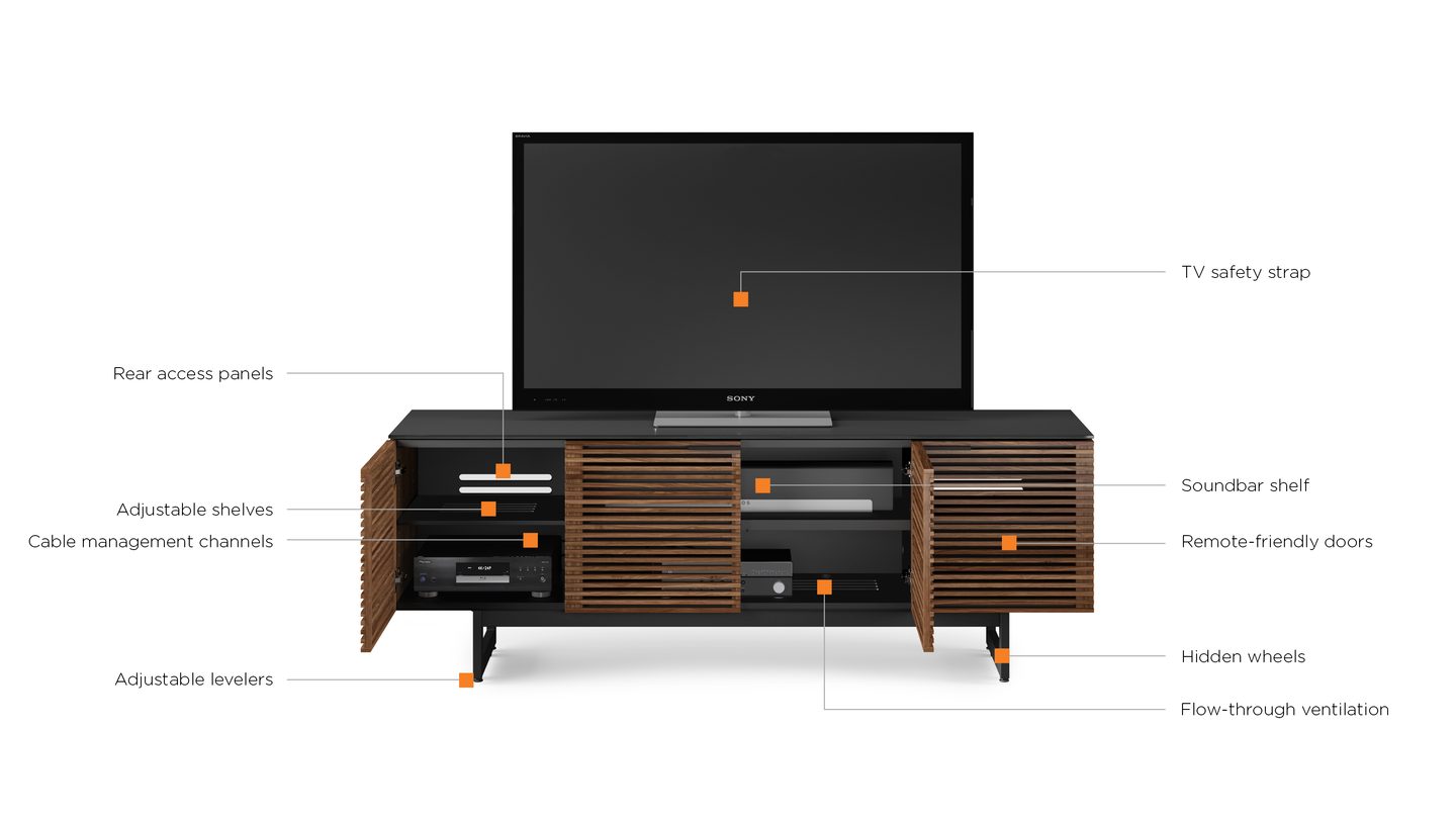 Corridor 8179 Modern TV Stand & Media Console | BDI Furniture