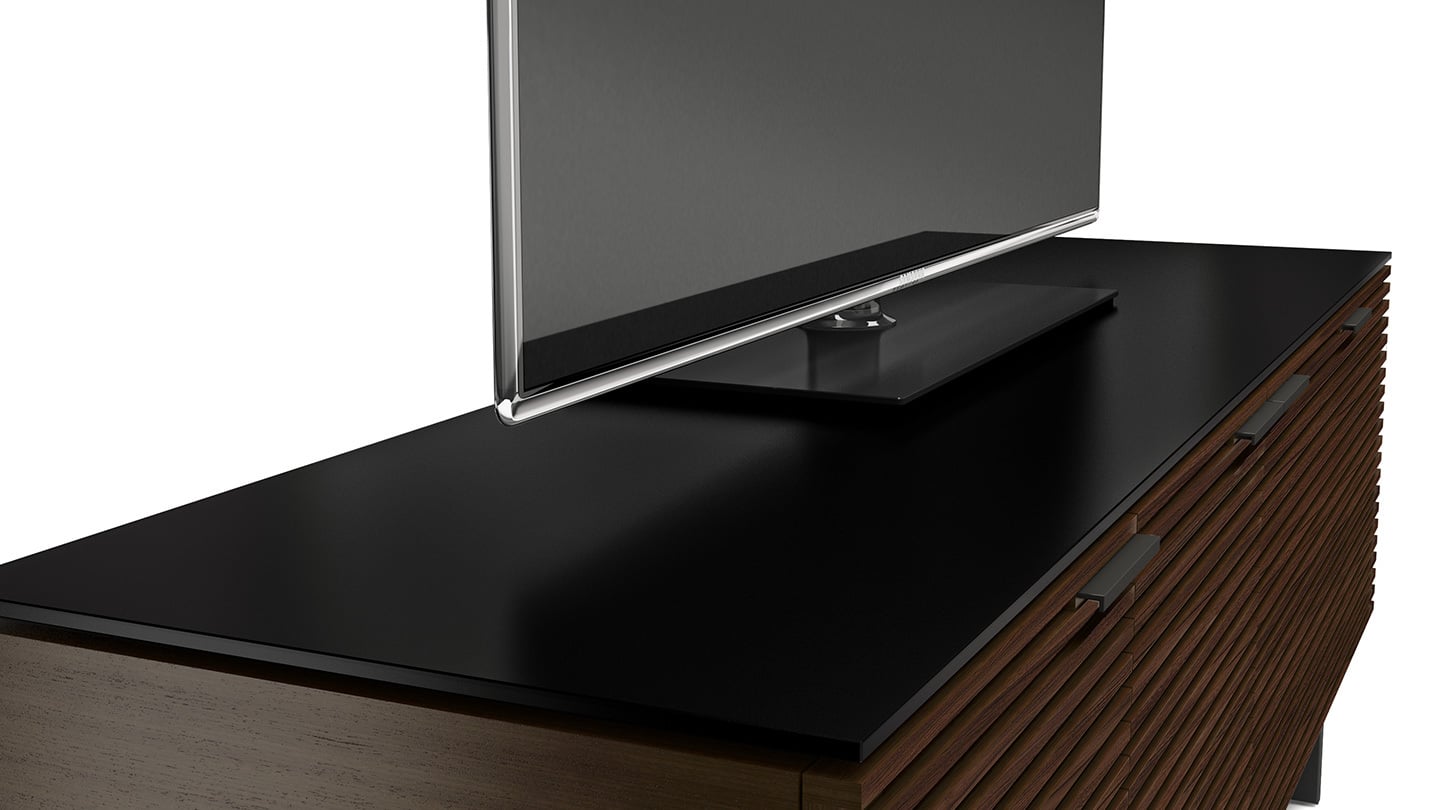 Corridor 8177 BDI satin tempered glass chocolate 1