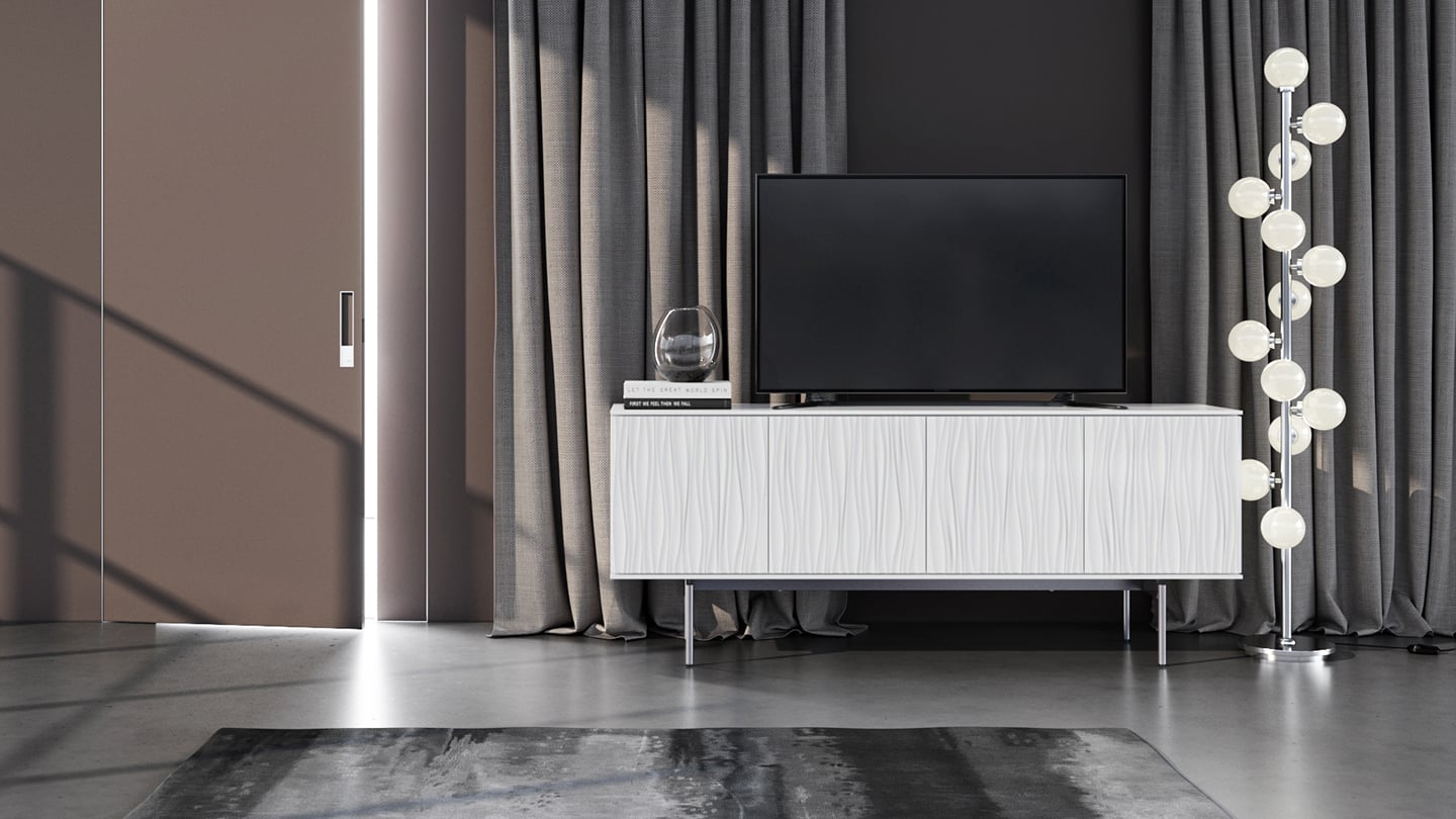 Tanami modern white tv stand 7109 BDI furniture 1440