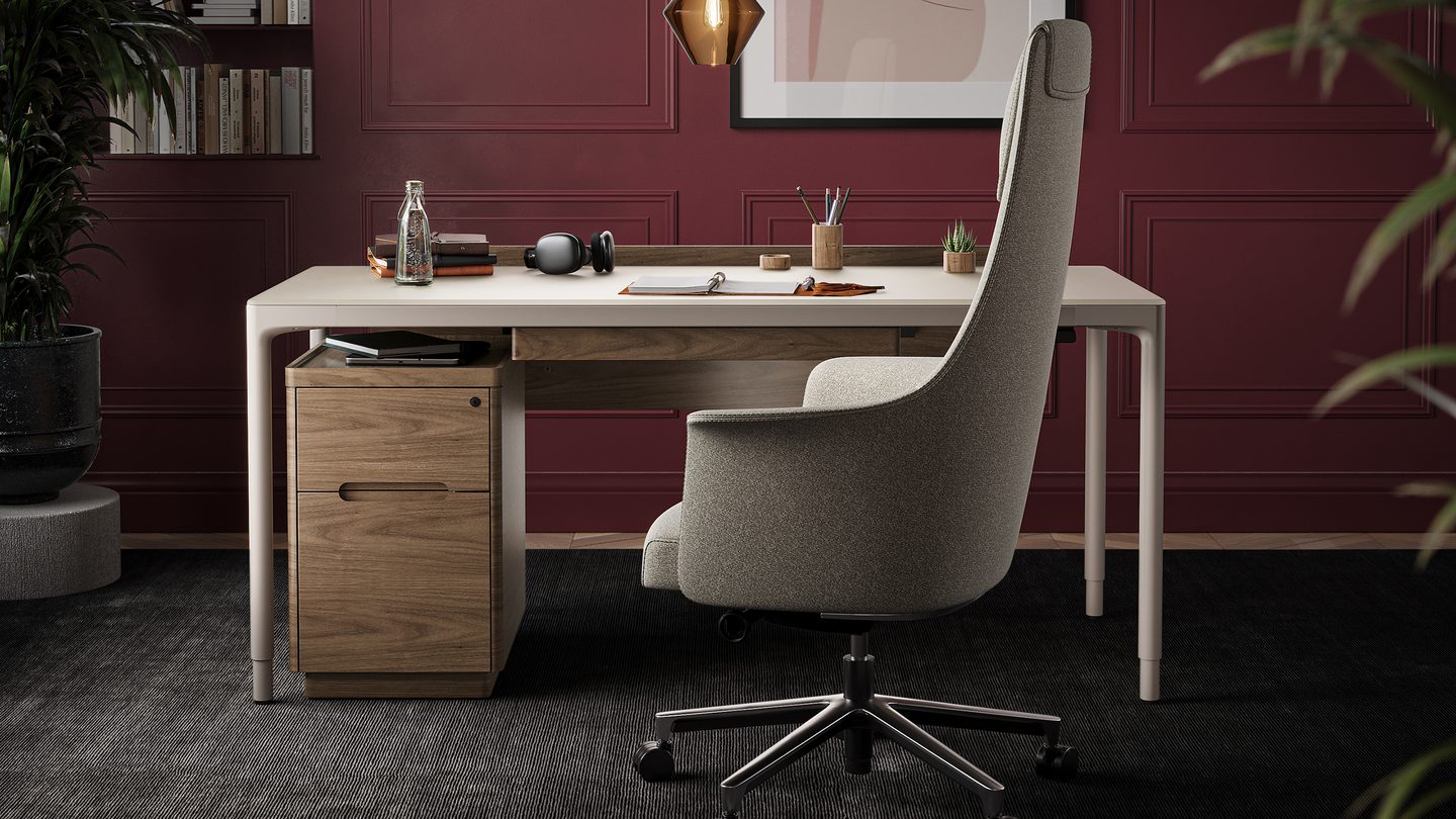Bolo 3532 Oatmeal fabric modern executive office chair 1440 810