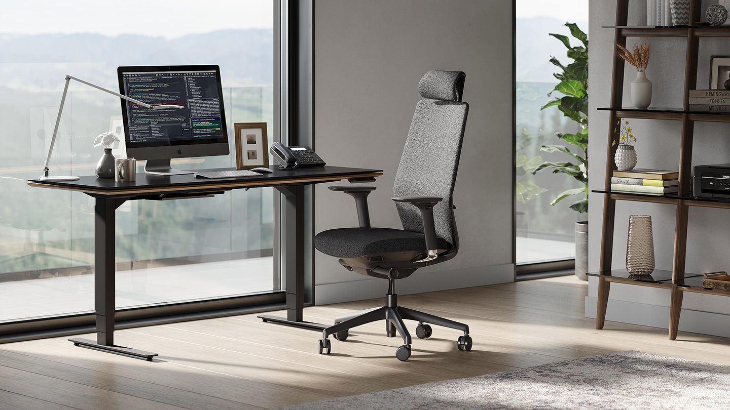 Coda 3521 modern black home office task chair bdi furniture sequel lift 1440