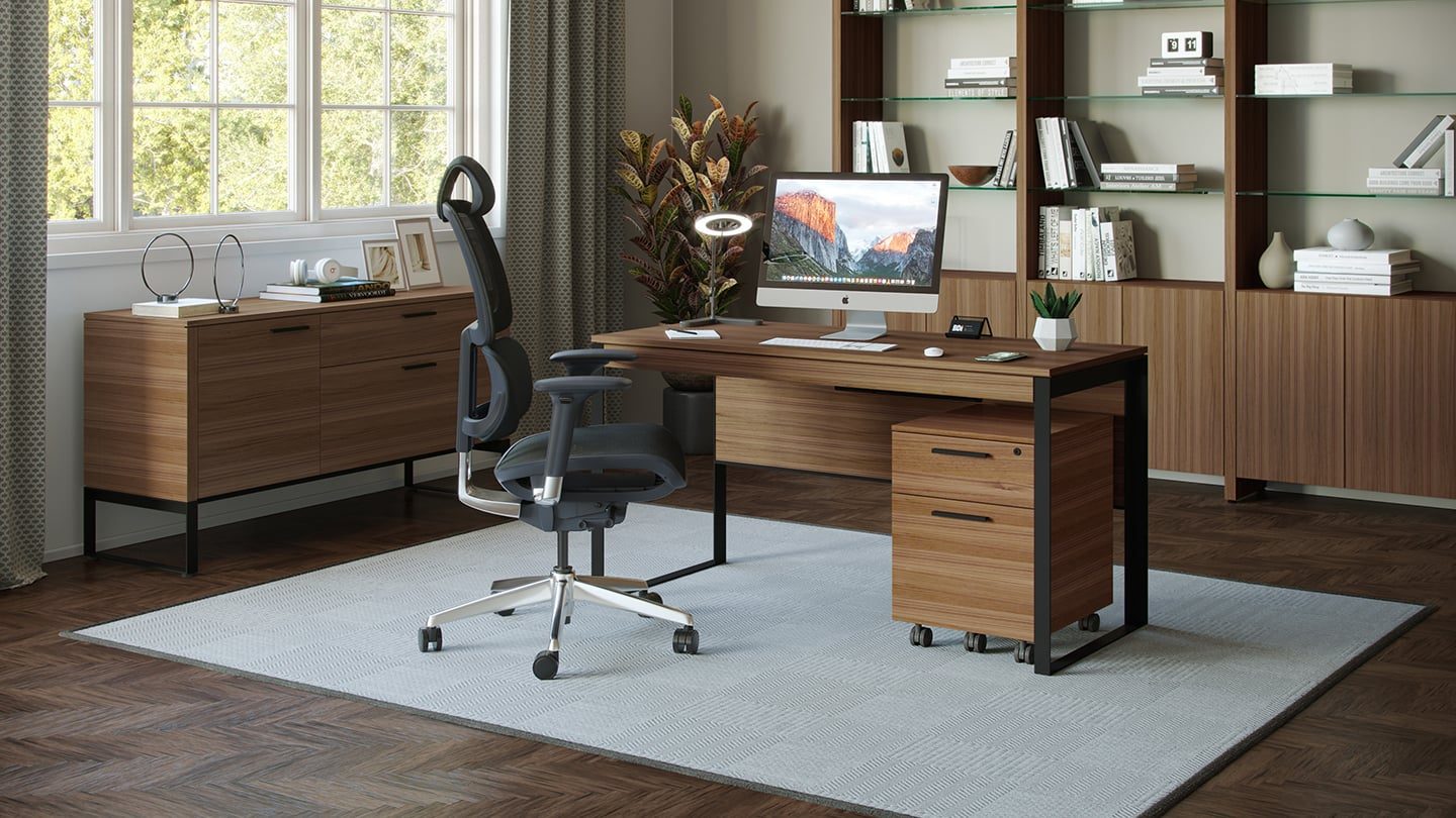 Linea 6221 Modern Home Office Desk | BDI Furniture