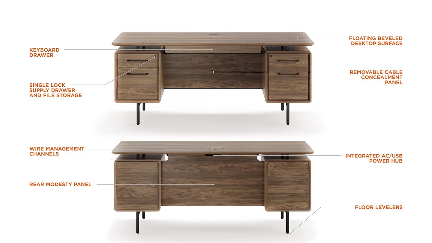 BDI Linq 6821 desk features 1440