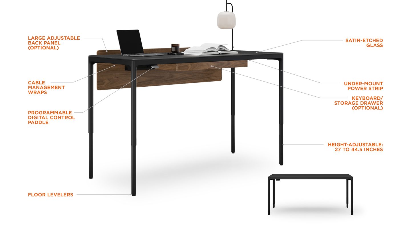 BDI Luma Office features 6762 BK
