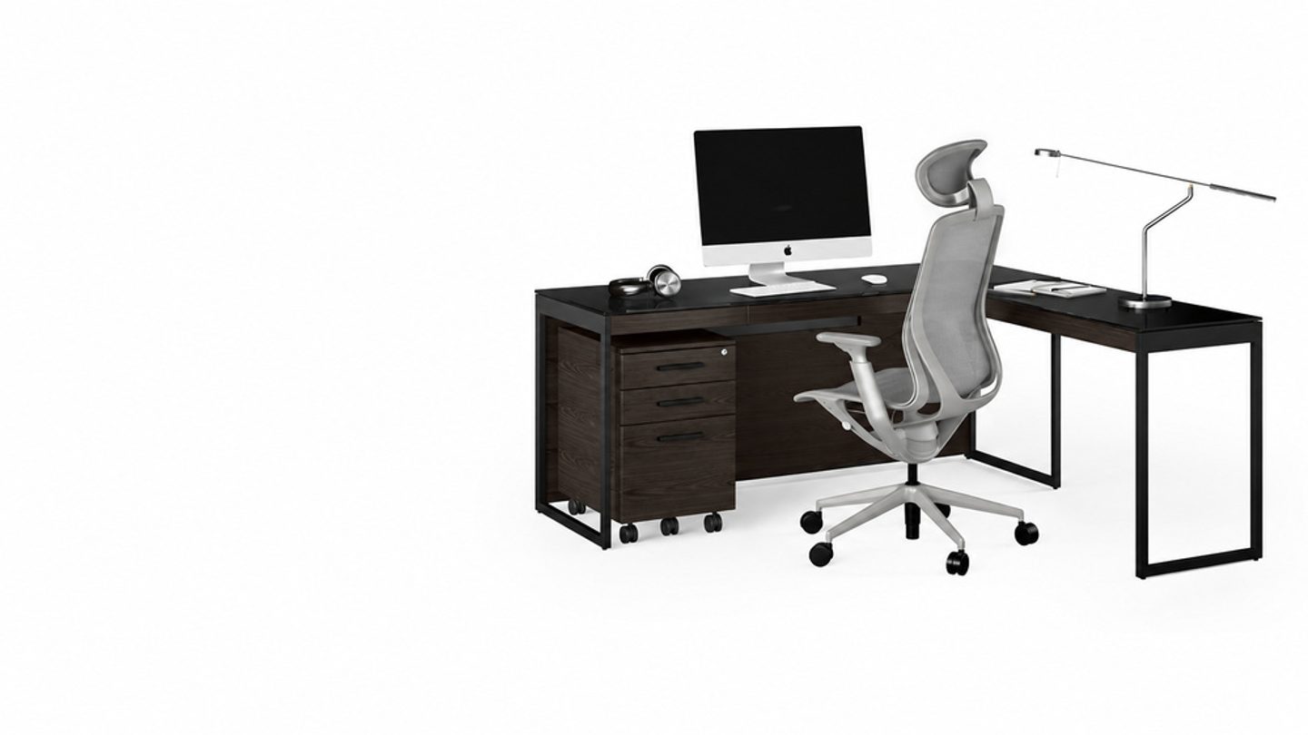 Sequel desk full feature black
