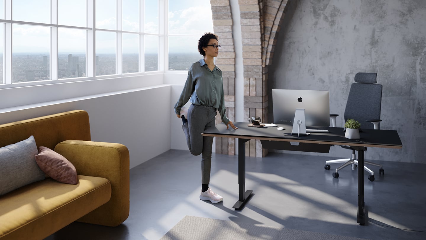 Sequel 6152 Height Adjustable Standing Desk - 66