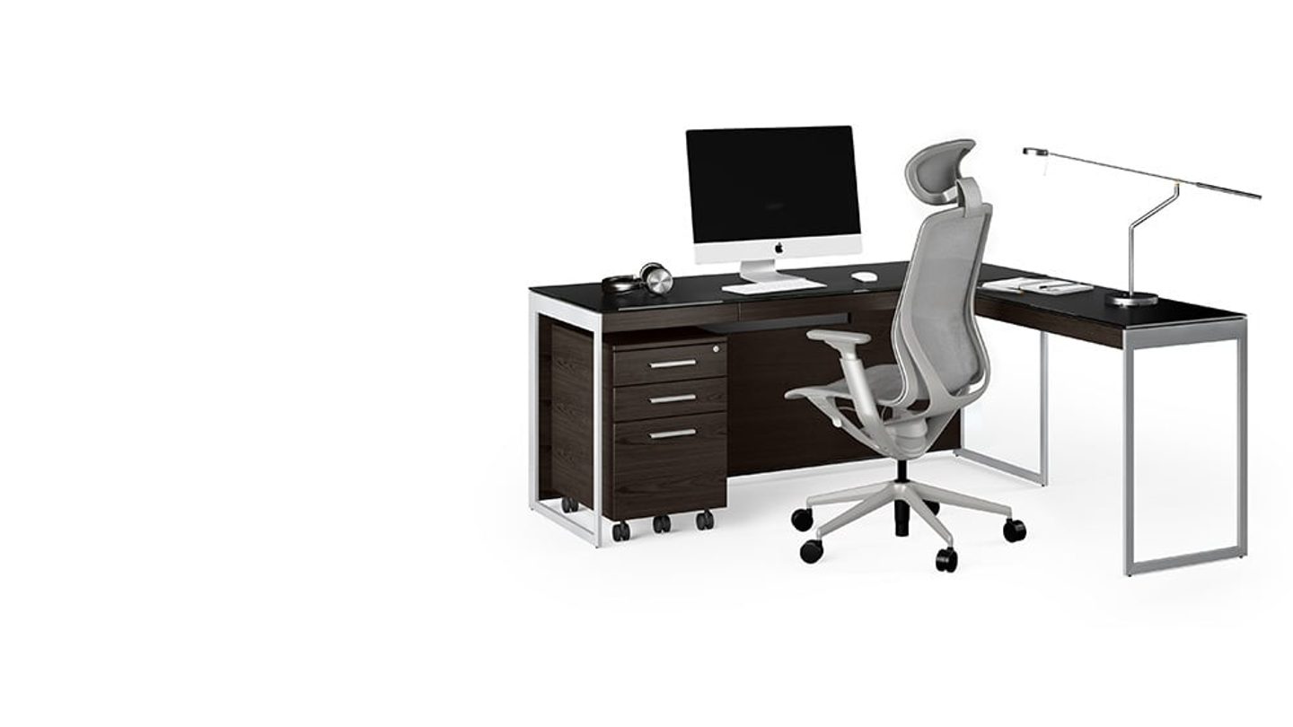 Sequel desk 6101 6112 6107 6116 BDI CRL S modern office furniture full feature
