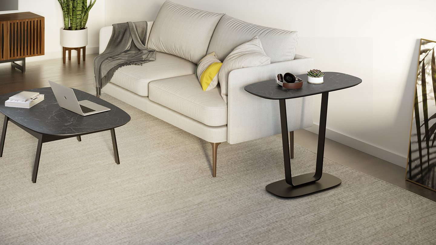 Cloud 9 1186 Porcelain Top End Table | BDI Furniture