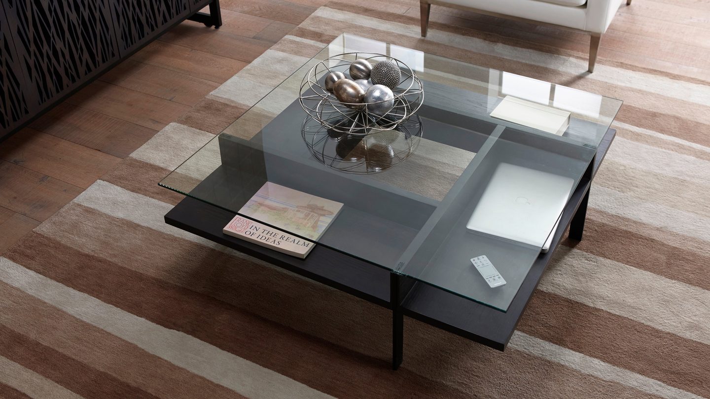 Terrace modern glass Coffee Table BDI feature 1440