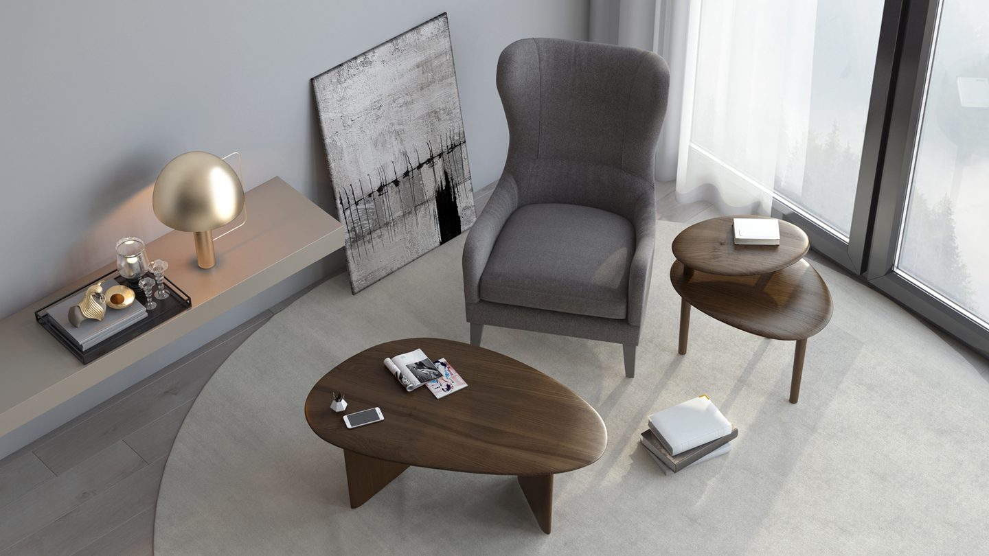 Bdi Orlo Tables 1953 1956 Solid Wood Twl F Smaller