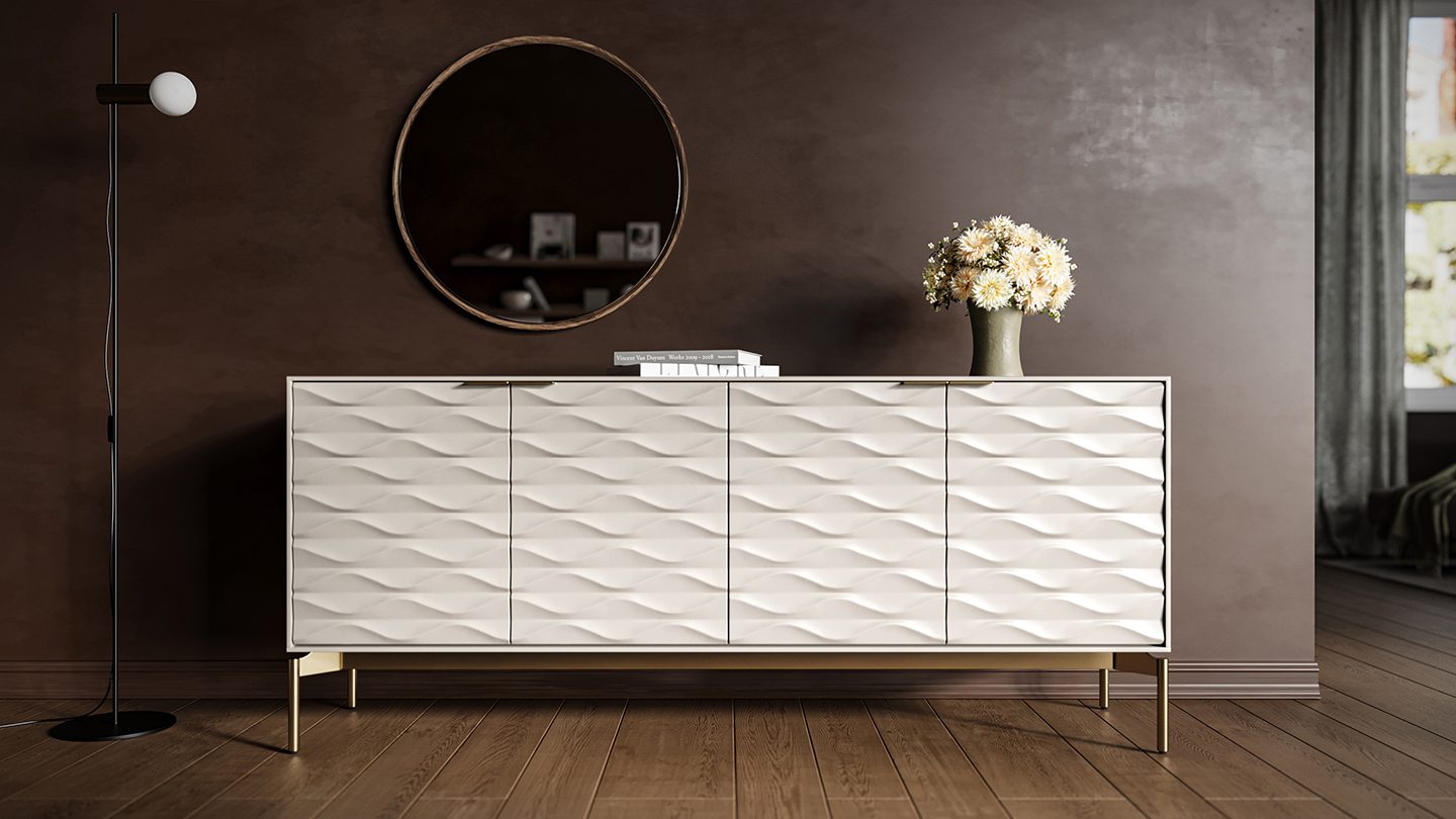 BDI Ripple credenza 7629 stone brushed brass modern storage console ls1 1440x810
