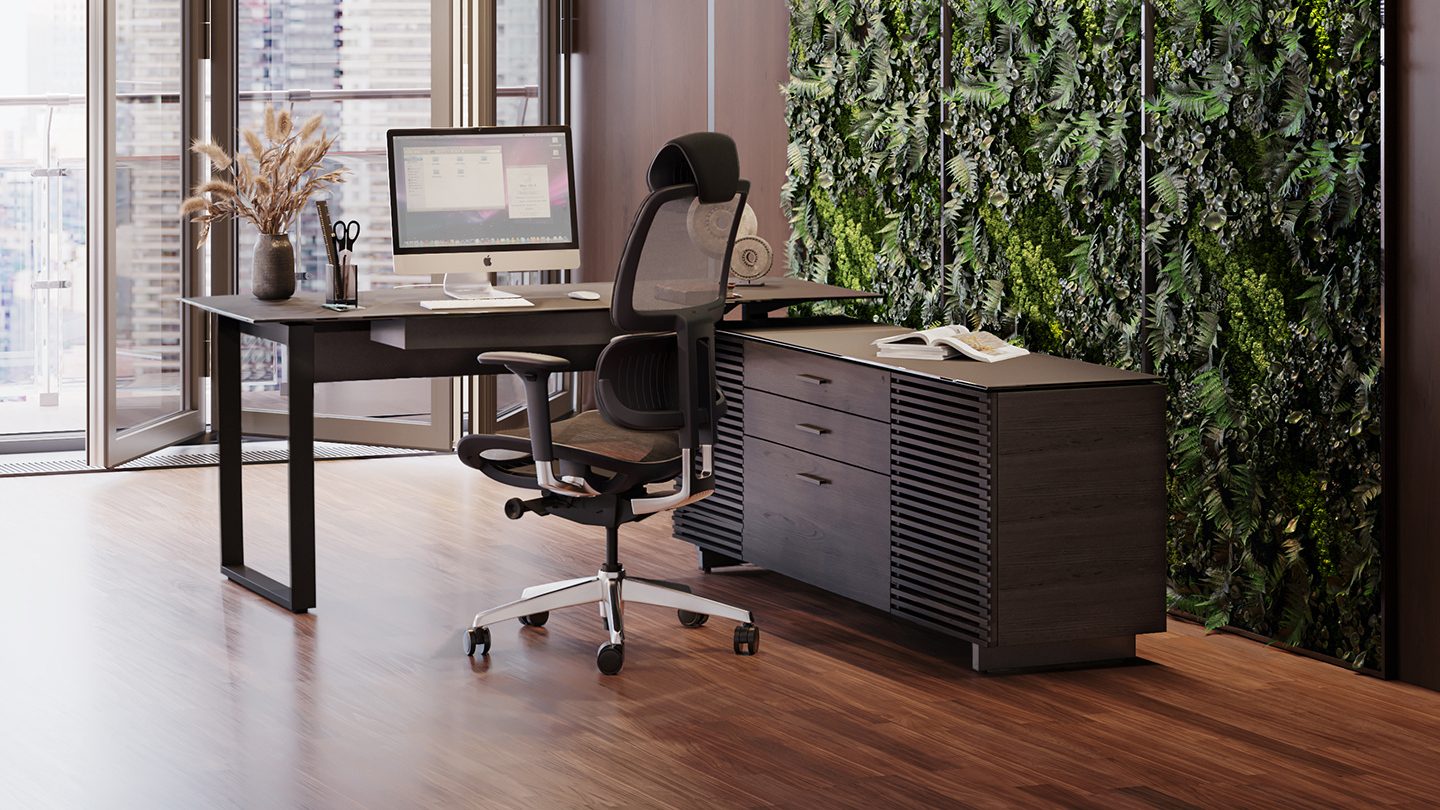 Charcoal Stained Ash Finish | BDI Furniture