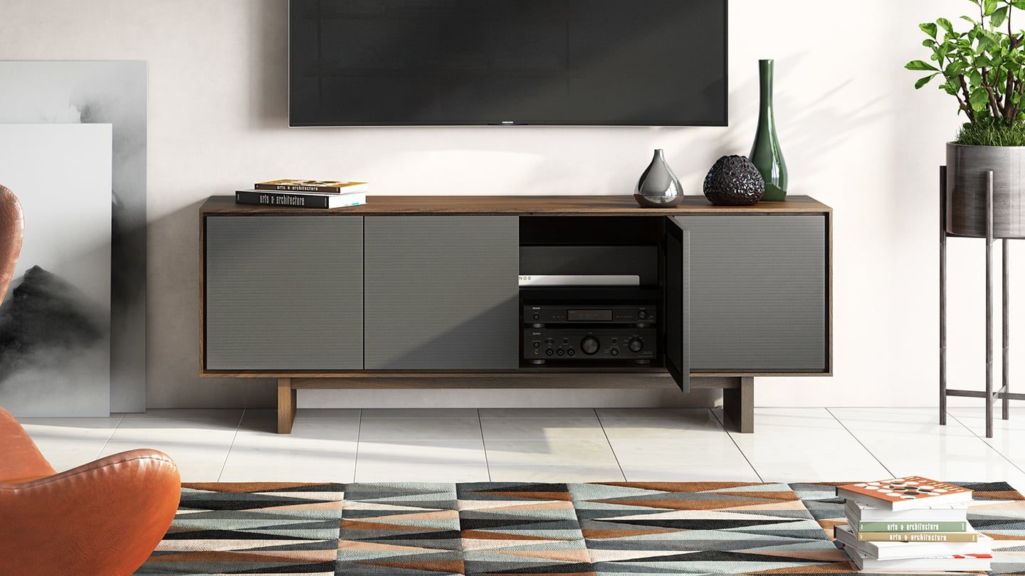 Bdi octave modern media cabinet TV stand best surround sound blog 1440