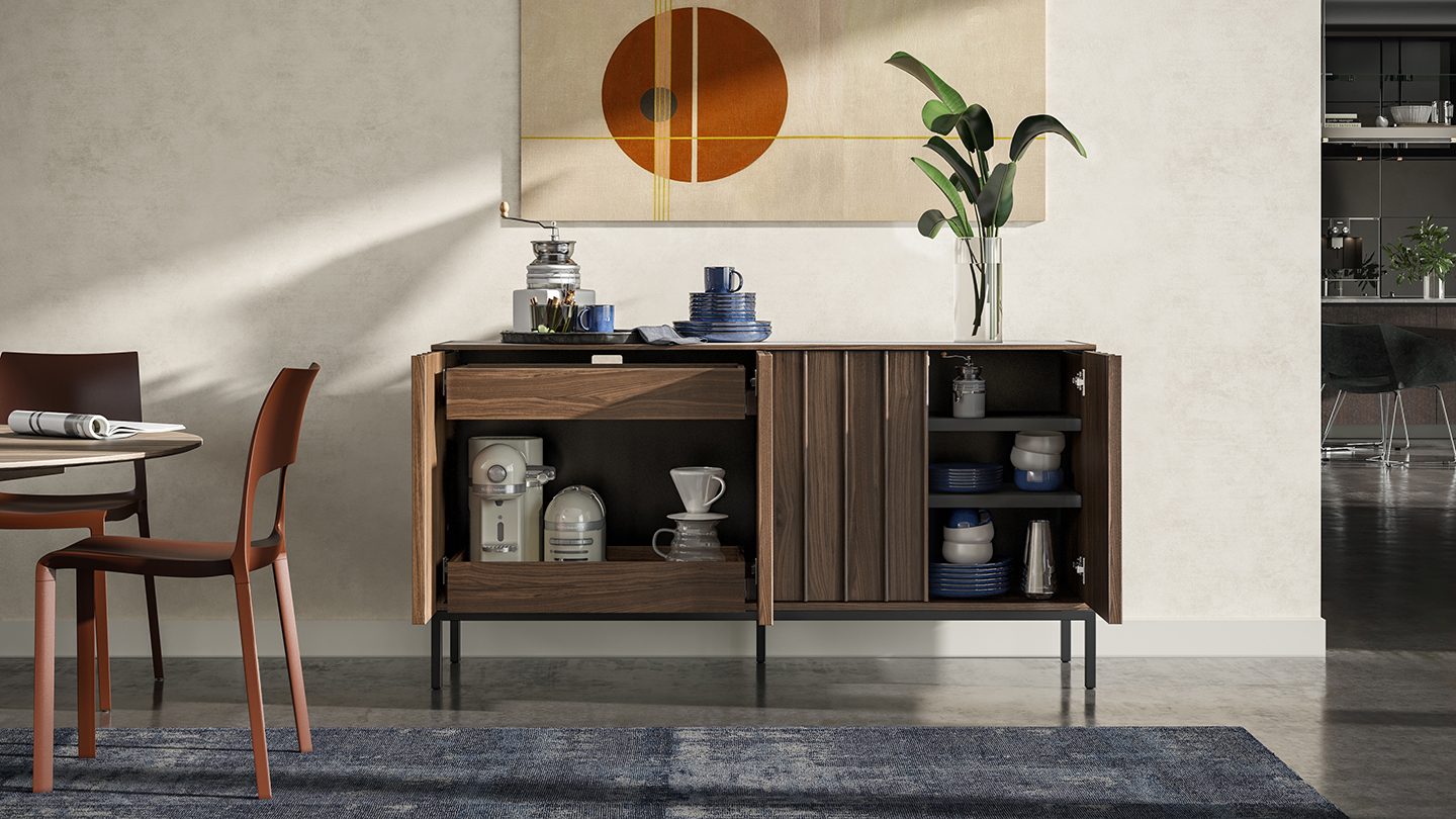Cosmo 5729 BDI modern storage cabinet toasted walnut home decor trends 1440
