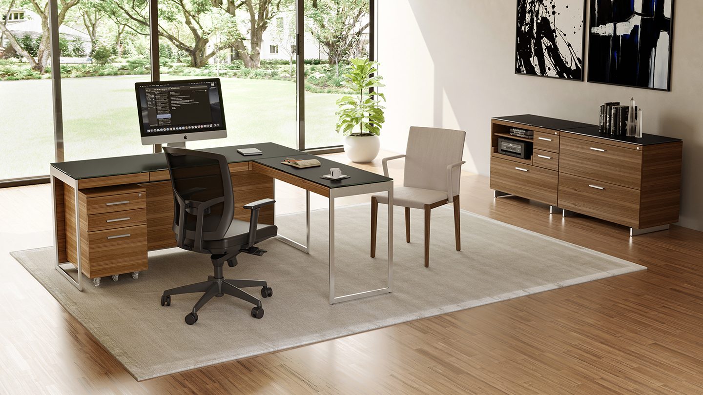 Working from home has resulted in more workers reconsidering their spaces and investing in office furniture that allows them to work more efficiently than they would at the kitchen table.