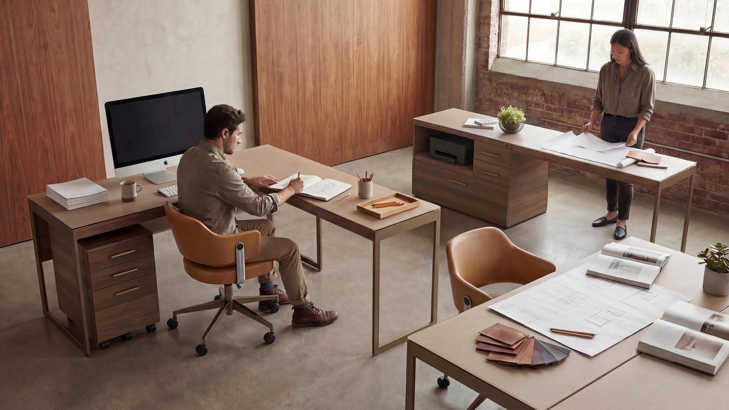 Sequel studio BDI office collection office furniture features hero 1440
