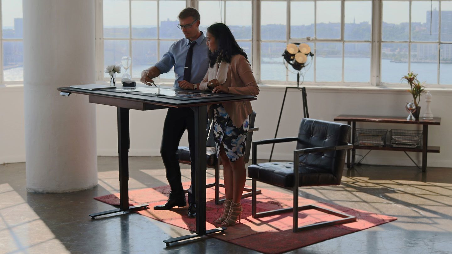 Whether in a corporate or home office setting, BDI sit+stand desks are designed with versatility and functionality in mind, making them ideal for collaborative and shared workspaces.