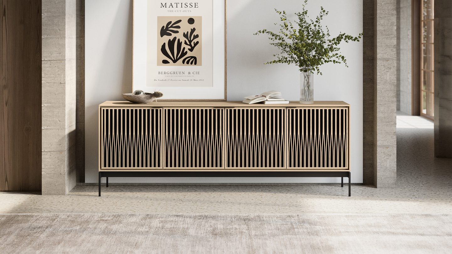 Elements tune media and storage cabinet 8709 BDI console base WOK warehouse sale hero 1440